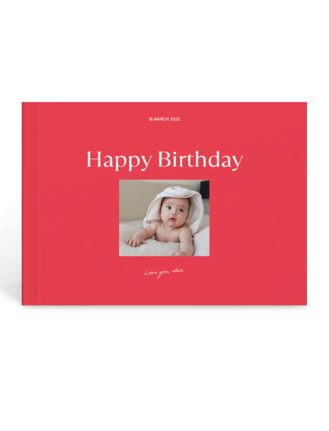 custom first birthday album, personalized baby birthday gift, March 2025 memories, birthday photo keepsake