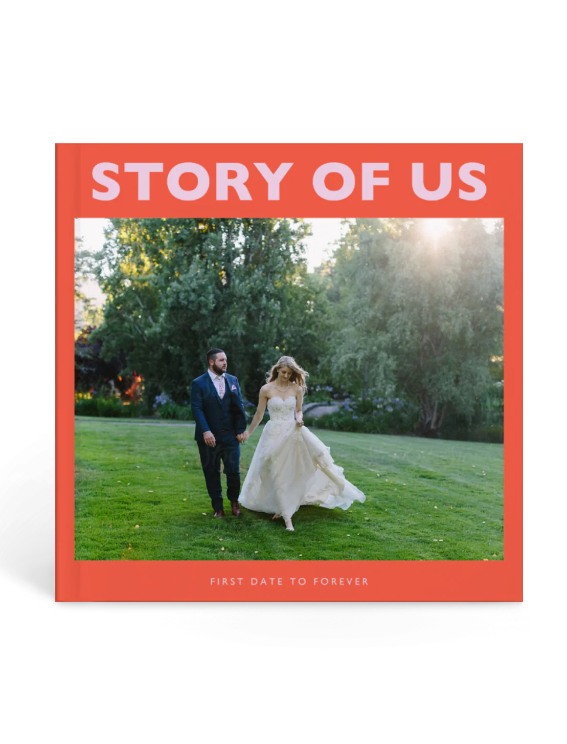 custom love story album, couples memory book, relationship timeline, from first date to forever